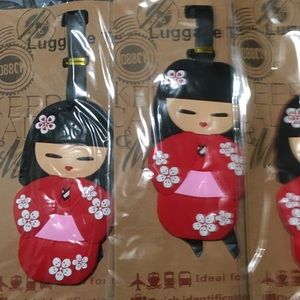 Cute Japanese Girl luggage Tag